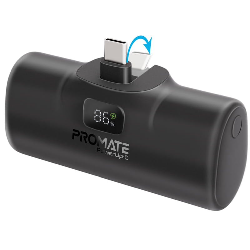 Универсальная мобильная батарея Promate PowerUp-c 5000mAh 20W Black