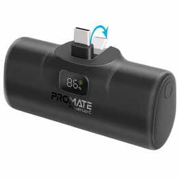 Универсальная мобильная батарея Promate PowerUp-c 5000mAh 20W Black