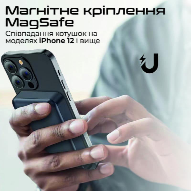 Універсальна мобільна батарея Promate LucidPack-10 10000mAh 20W Black (lucidpack-10.black)