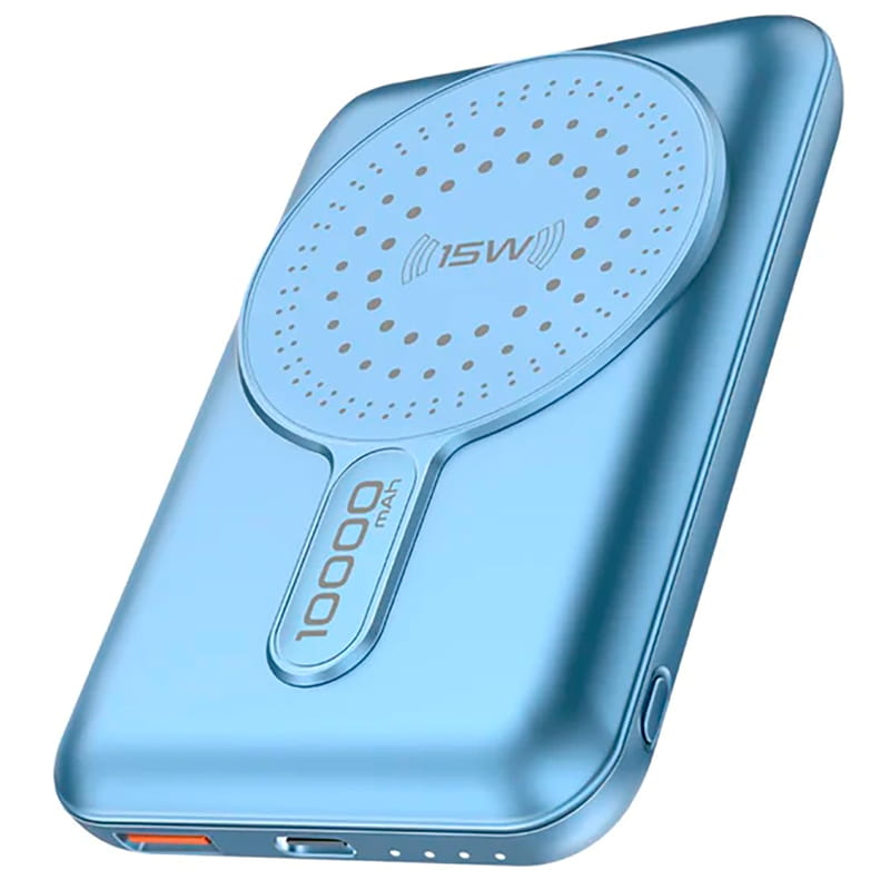 Универсальная мобильная батарея Promate PowerMag-10Pro 10000mAh 20W Blue