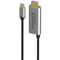 Фото - Кабель Promate USB Type-C - HDMI V 2.0 (M/M), 1.8 м, HDMI-PD100 Grey | click.ua