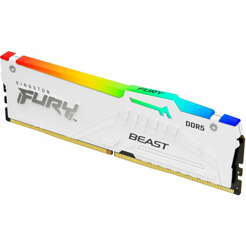 Модуль памяти DDR5 32GB/5200 Kingston Fury Beast RGB White (KF552C36BWEA-32)