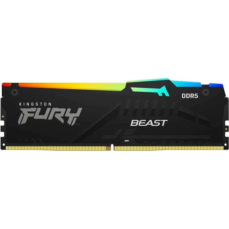 Модуль памяти DDR5 32GB/5600 Kingston Fury Beast RGB Black (KF556C40BBA-32)