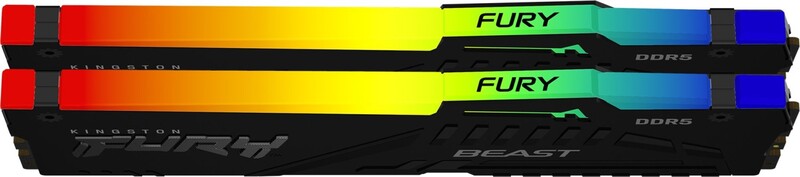 Модуль памяти DDR5 2x16GB/5600 Kingston Fury Beast RGB Black (KF556C40BBAK2-32)