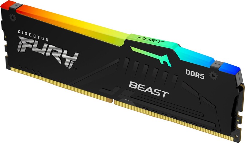 Модуль памяти DDR5 2x16GB/5600 Kingston Fury Beast RGB Black (KF556C40BBAK2-32)