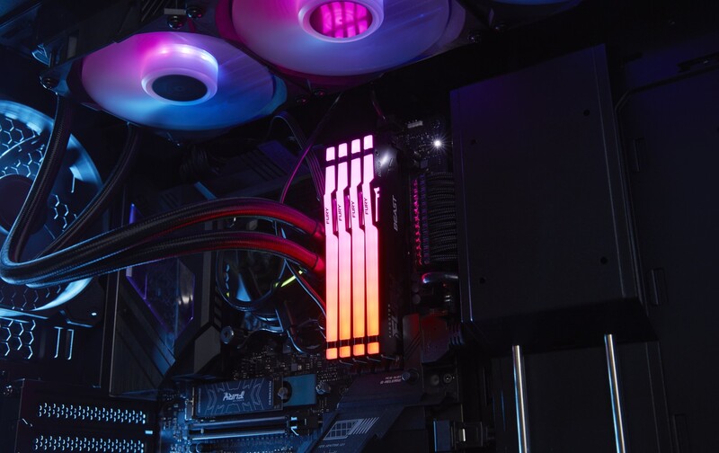 Модуль памяти DDR5 2x16GB/5600 Kingston Fury Beast RGB Black (KF556C40BBAK2-32)