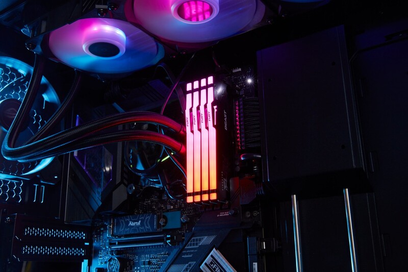 Модуль памяти DDR5 2x16GB/5600 Kingston Fury Beast RGB Black (KF556C40BBAK2-32)