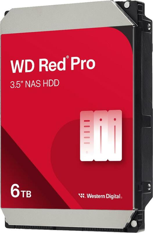 Накопитель HDD SATA 6.0TB WD Red Pro NAS 7200rpm 256MB (WD6005FFBX)