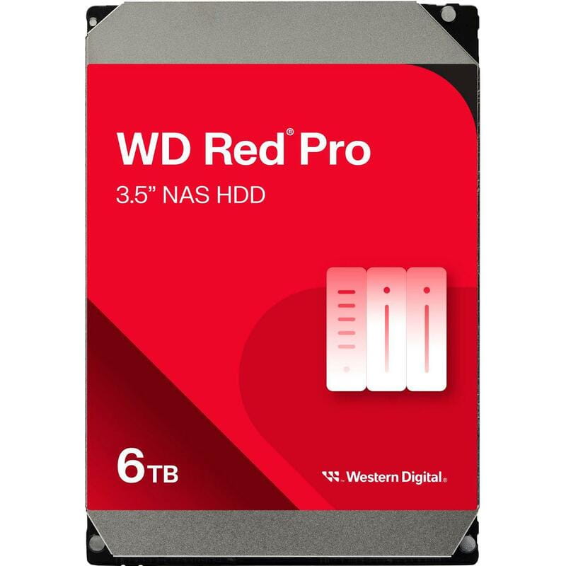 Накопитель HDD SATA 6.0TB WD Red Pro NAS 7200rpm 256MB (WD6005FFBX)