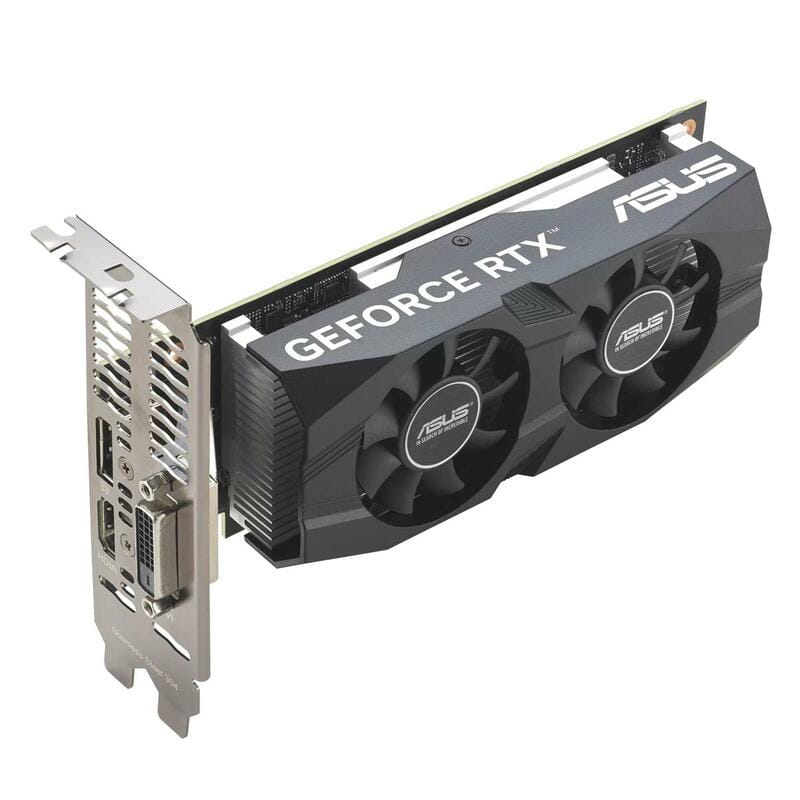 Видеокарта GF RTX 3050 6GB GDDR6 OC low profile Asus (RTX3050-O6G-LP-BRK)