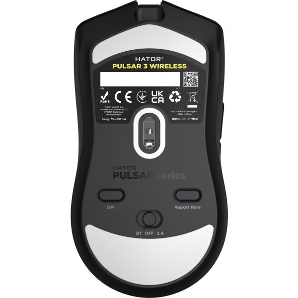 Мышь беспроводная Hator Pulsar 3 Wireless Black (HTM630)