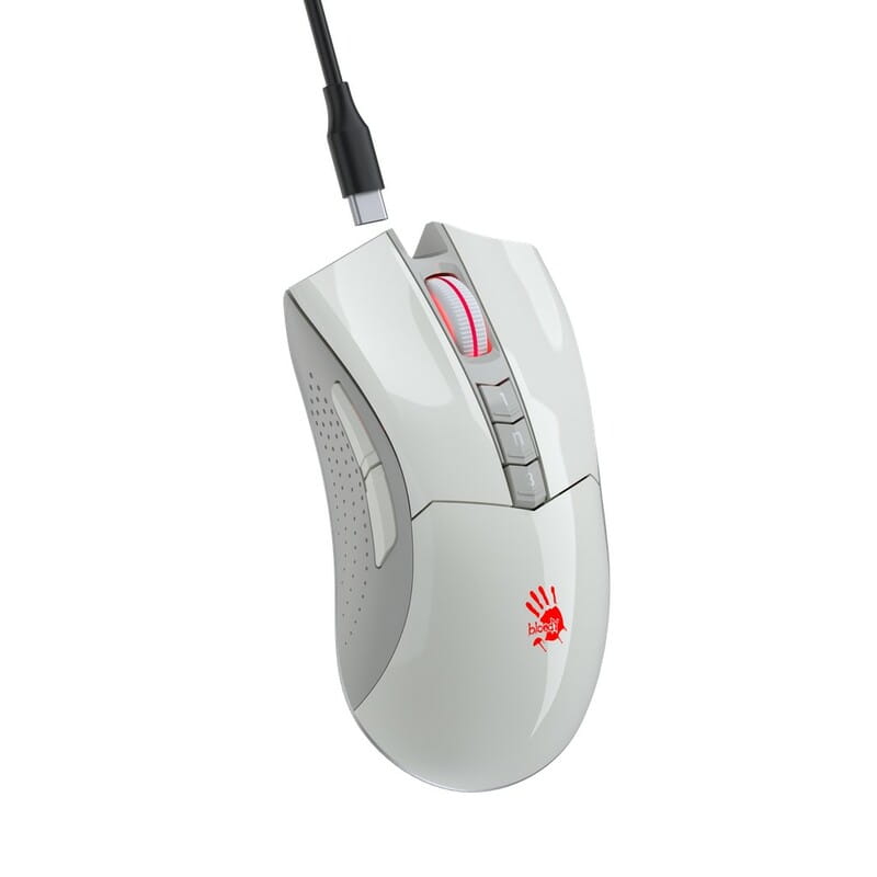 Миша A4Tech Bloody R90 Plus Greyish White USB