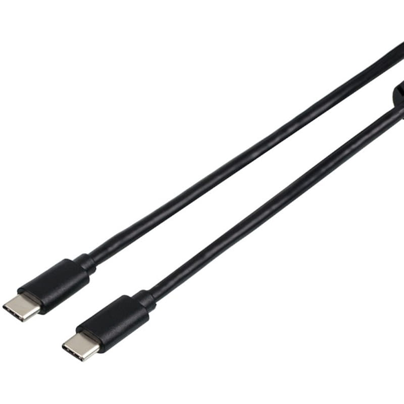 Кабель Atcom (12113) Type-C/Type-C, 0.8м, чорний