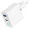 Фото - Сетевое зарядное устройство Gembird (1USBх3A + 1USB-Cх3A) White (TA-UC-PDQC30L-W-01) | click.ua