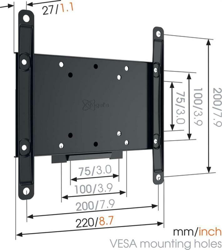 Кронштейн Vogels MA2000 Black (VESA200х200)
