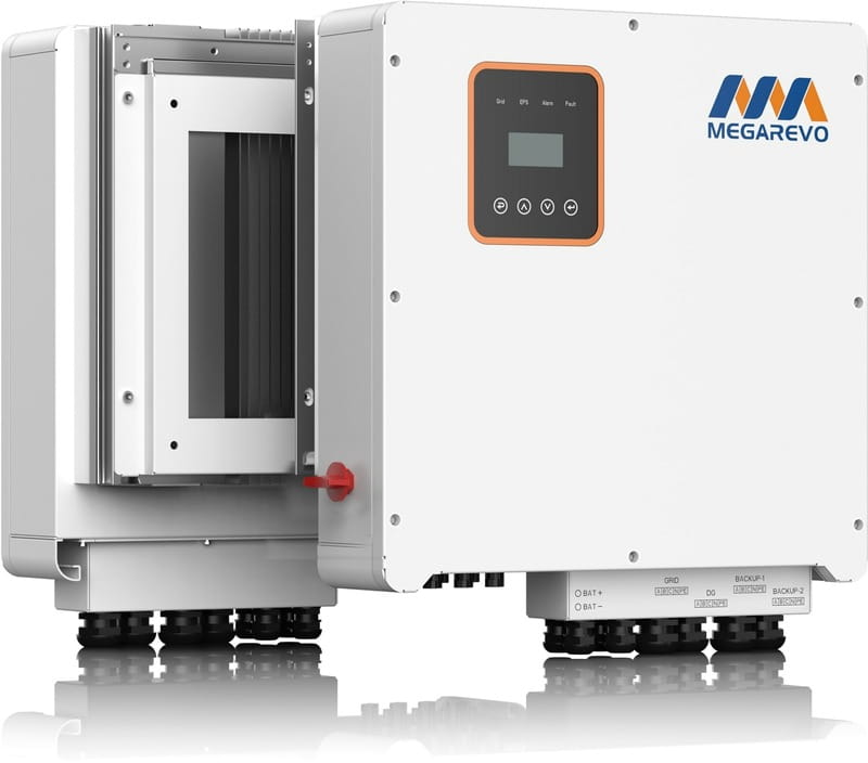 Инвертор гибридный 12kW Megarevo R12KH3, трехфазный