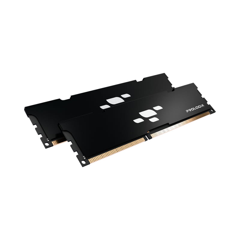 Модуль памяти DDR4 2x8GB/3200 Prologix Black (PRO16GB3200B4K)