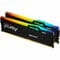 Фото - Модуль памяти DDR5 2x32GB/5600 Kingston Fury Beast RGB Black (KF556C40BBAK2-64) | click.ua