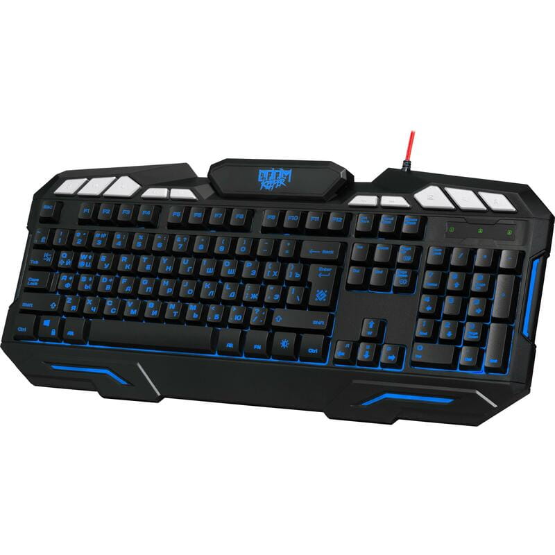 Клавіатура Defender Doom Keeper GK-100DL RU USB Black (45100)