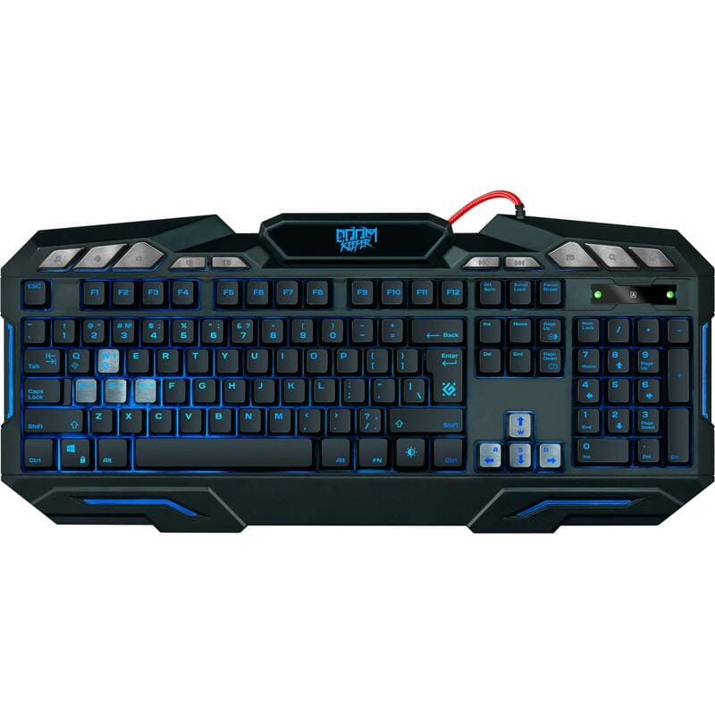 Клавіатура Defender Doom Keeper GK-100DL RU USB Black (45100)