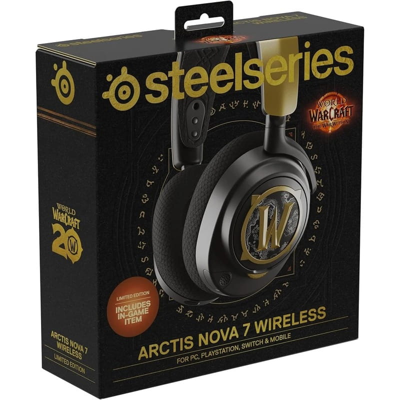 Bluetooth-гарнитура SteelSeries Arctis Nova 7 World of Warcraft Edition (61558)