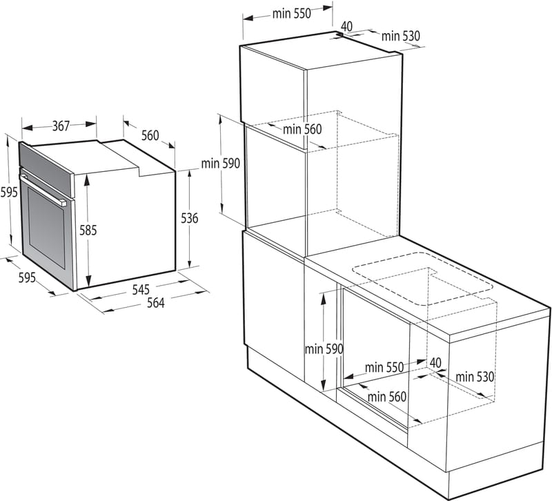 Духовой шкаф Gorenje BOS67372CLI