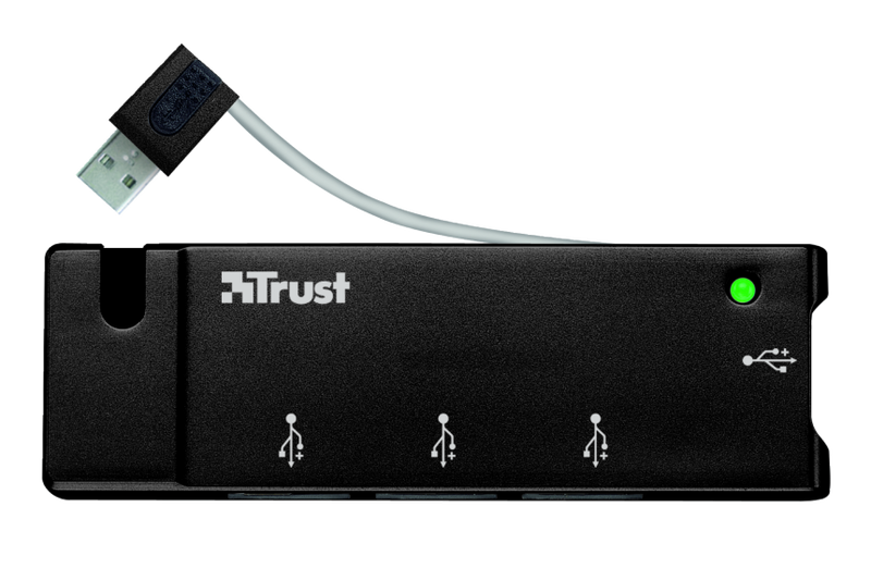 USB-хаб Trust Mini Hub HU-4445p 4 ports (15005)