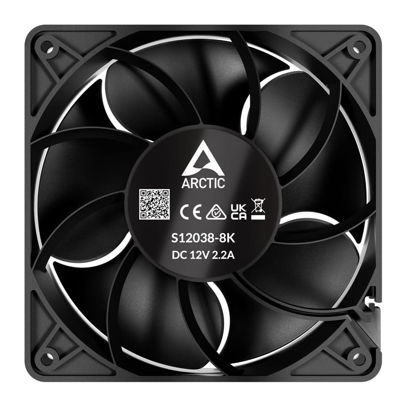 Вентилятор Arctic S12038-8K 3-Fan Pack Black (ACFAN00302A)