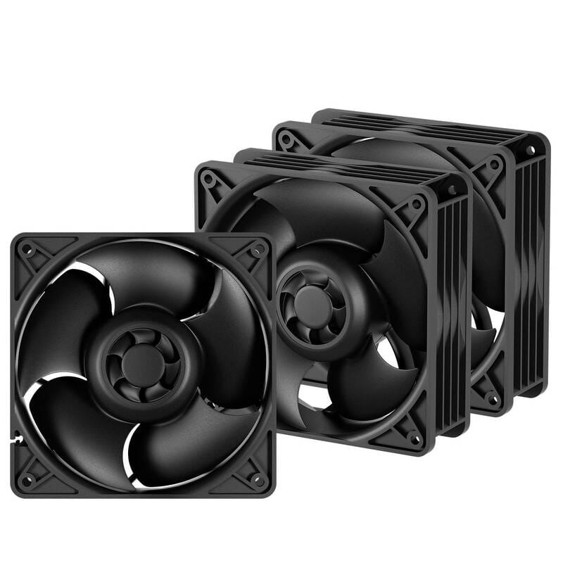 Вентилятор Arctic S12038-8K 3-Fan Pack Black (ACFAN00302A)