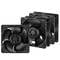 Фото - Вентилятор Arctic S12038-8K 3-Fan Pack Black (ACFAN00302A) | click.ua