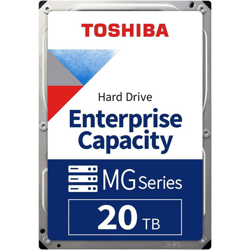 Накопитель HDD 3.5" SATA 20TB Toshiba MG 7200rpm 512MB (MG10ACA20TE)