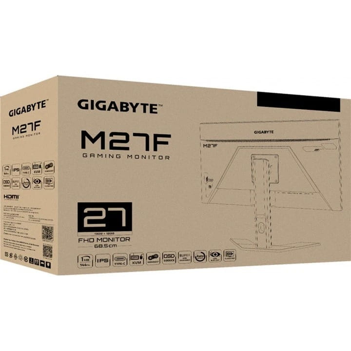 Монитор Gigabyte 27" M27Q-EK IPS Black 170Hz