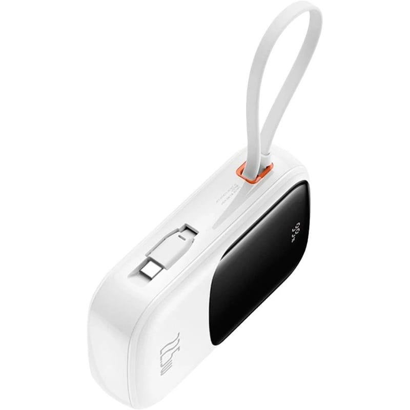 Універсальна мобільна батарея Baseus Qpow Pro 20000mAh, 22.5W, White (P10067103213-00)