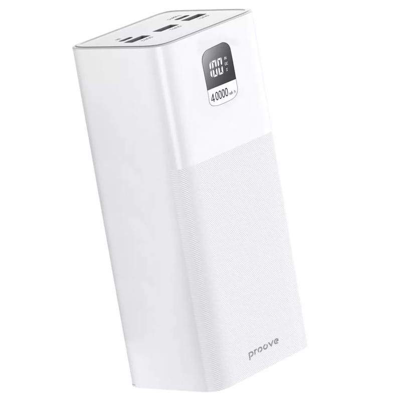 Універсальна мобільна батарея Proove Giant 100W 40000mAh White (PBGI99320002)