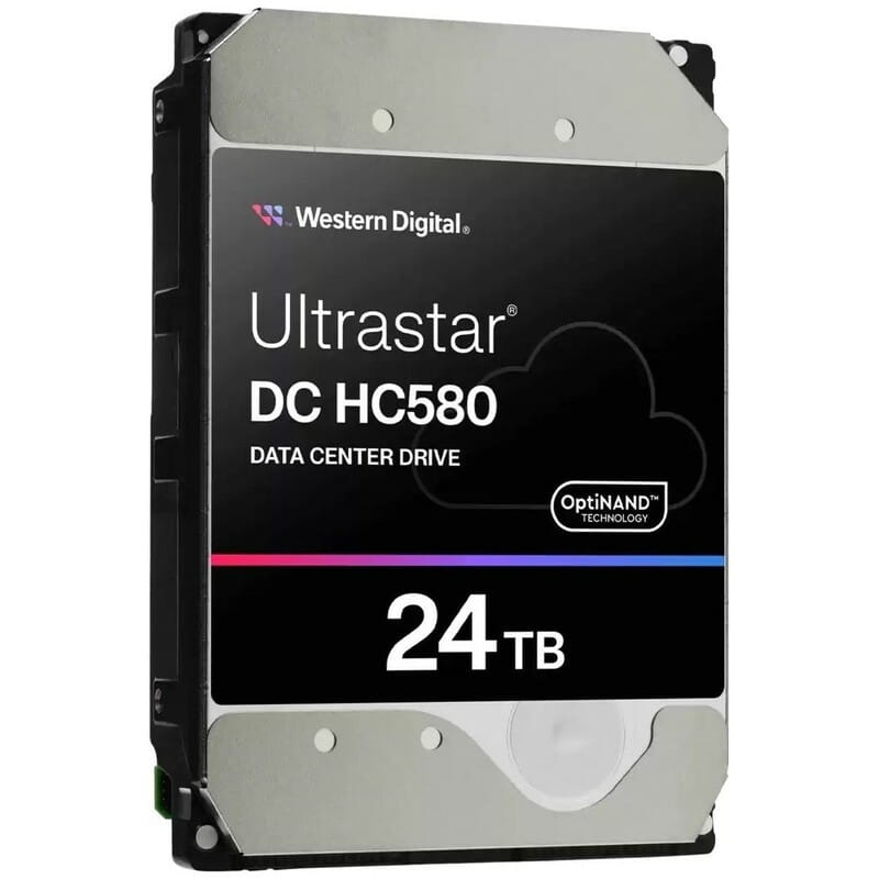 Накопичувач HDD 3.5" SATA 24TB WD Ultrastar DC HC580 7200rpm 512MB (0F62796)