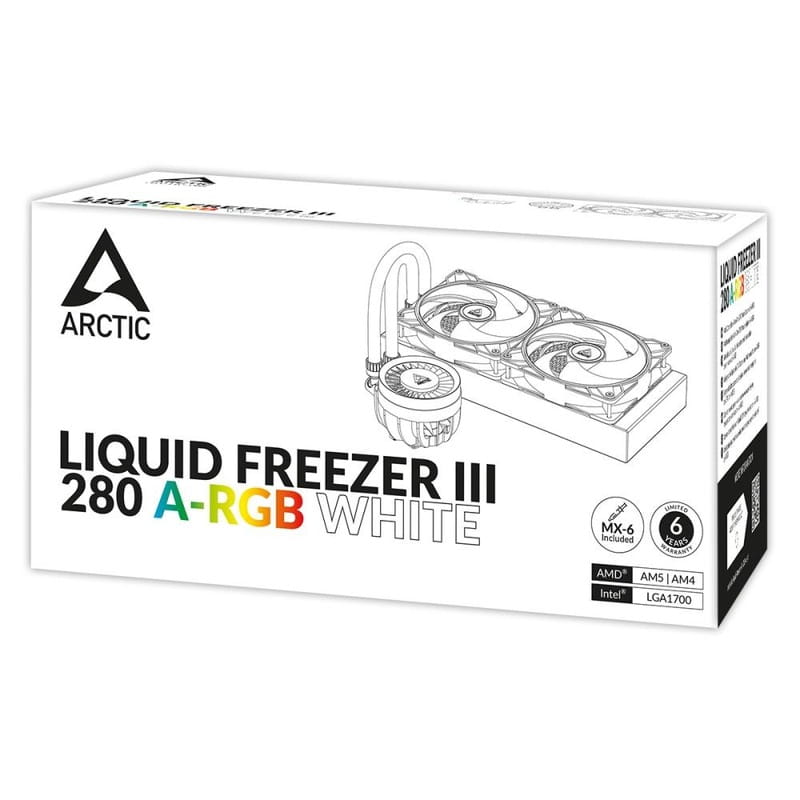 Система водяного охлаждения Arctic Liquid Freezer III 280 A-RGB White (ACFRE00151A)