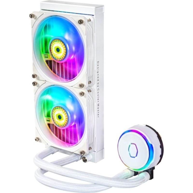 Система водяного охлаждения CoolerMaster MasterLiquid PL240 Flux White (MLY-D24M-A23PZ-RW)