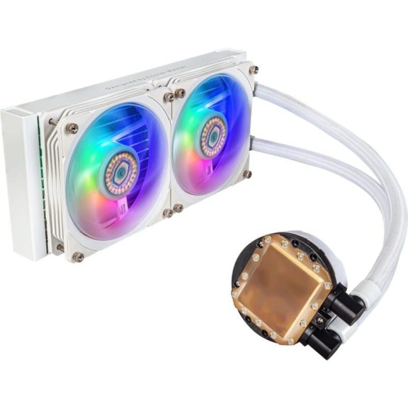 Система водяного охлаждения CoolerMaster MasterLiquid PL240 Flux White (MLY-D24M-A23PZ-RW)