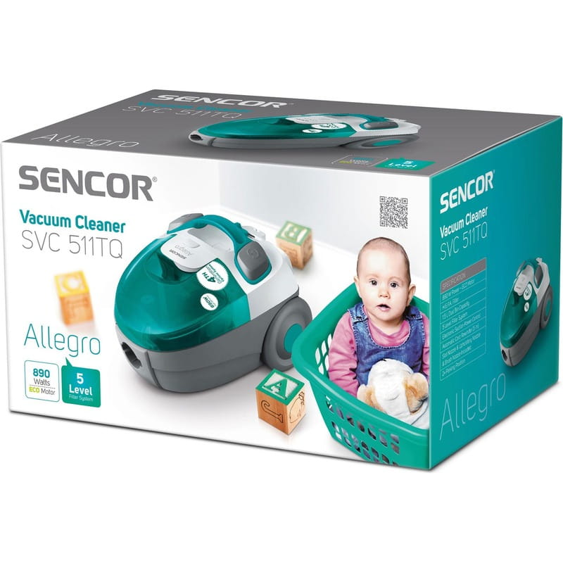 Пылесос Sencor SVC 511TQ (SVC511TQ-EUE2)