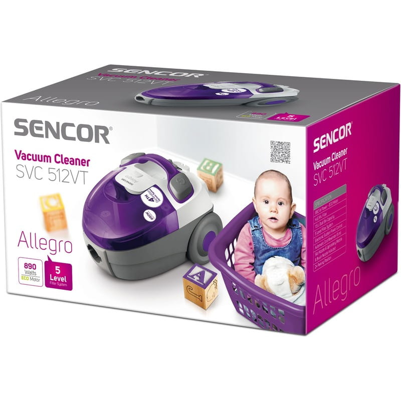 Пылесос Sencor SVC 512VT (SVC512VT-EUE2)