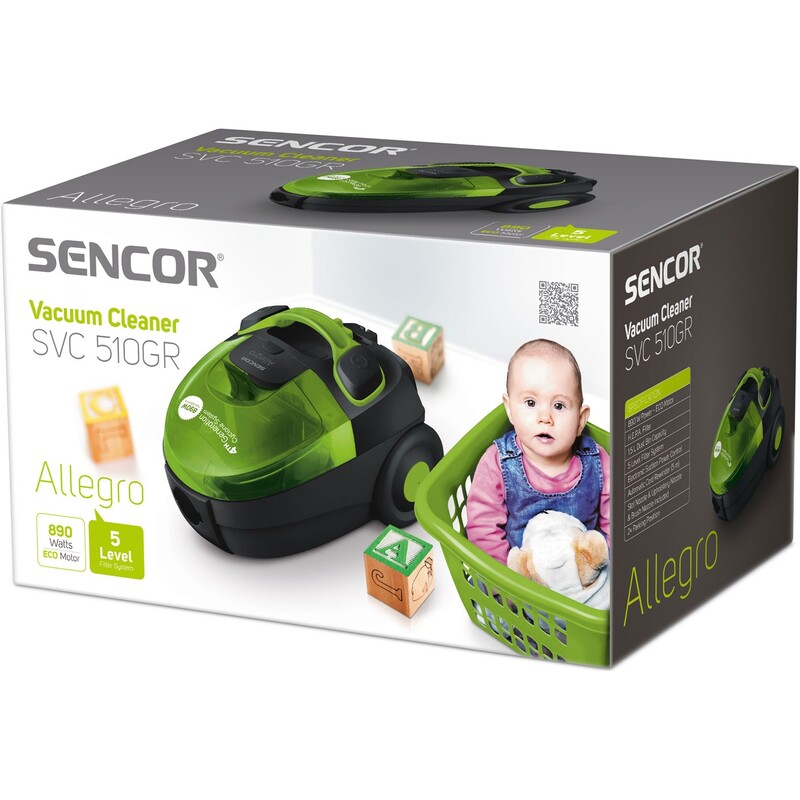 Пылесос Sencor SVC 510GR (SVC510GR-EUE2)