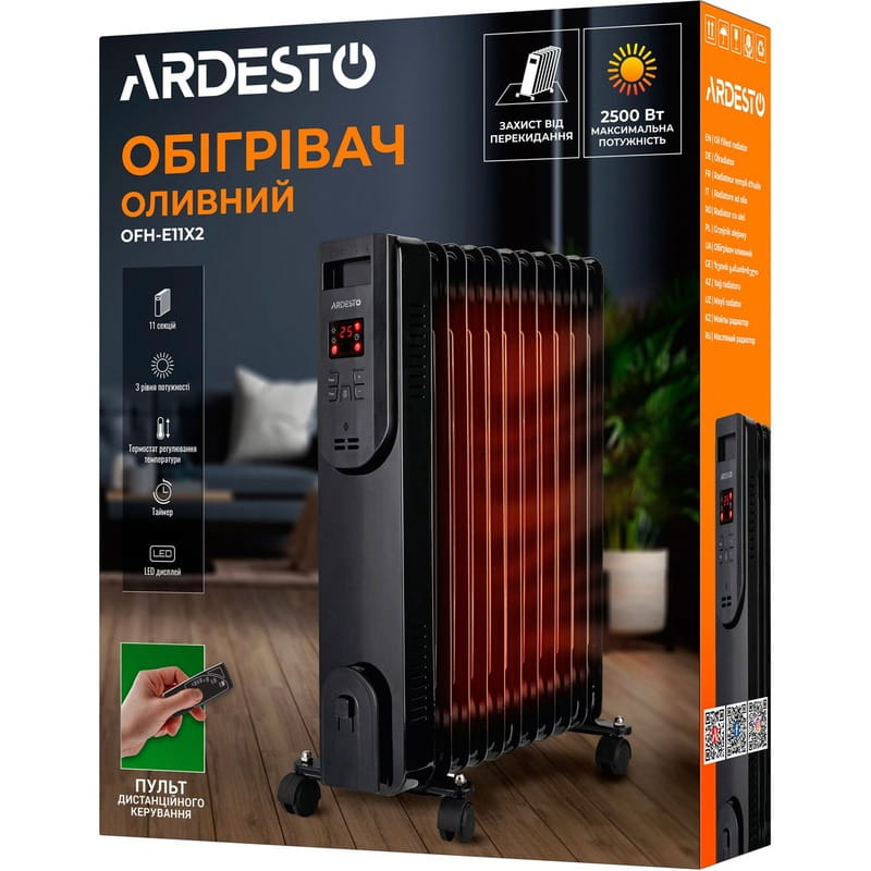 Масляный радиатор Ardesto OFH-E11X2