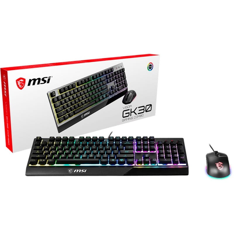 Комплект (клавіатура, миша) MSI Vigor GK30 Combo UA Black