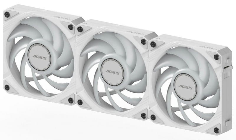 Вентилятор Gigabyte Aorus EZ Chain Fan 120 Ice 3-Pack White (GP-ECFAN1203 ICE)