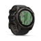 Фото - Смарт-часы Garmin Fenix 8 47mm Sapphire Solar Carbon Gray DLC Titanium with Black Silicone (010-02906-70) | click.ua