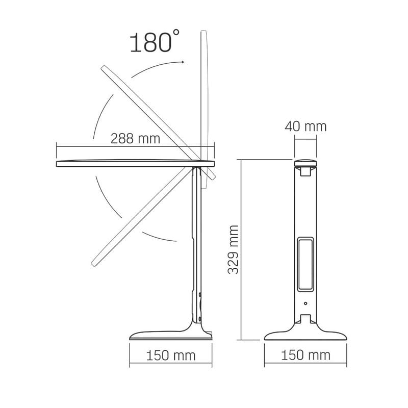 Настольная лампа Videx 7W White (VL-TF05W)