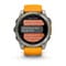 Фото - Смарт-часы Garmin Fenix 8 47mm AMOLED Sapphire Graphite DLC Titanium with Spark Orange Silicone (010-02904-19) | click.ua