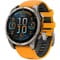 Фото - Смарт-часы Garmin Fenix 8 47mm AMOLED Sapphire Graphite DLC Titanium with Spark Orange Silicone (010-02904-19) | click.ua
