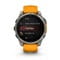 Фото - Смарт-годинник Garmin Fenix 8 47mm AMOLED Sapphire Graphite DLC Titanium with Spark Orange Silicone (010-02904-19) | click.ua