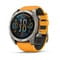 Фото - Смарт-часы Garmin Fenix 8 47mm AMOLED Sapphire Graphite DLC Titanium with Spark Orange Silicone (010-02904-19) | click.ua